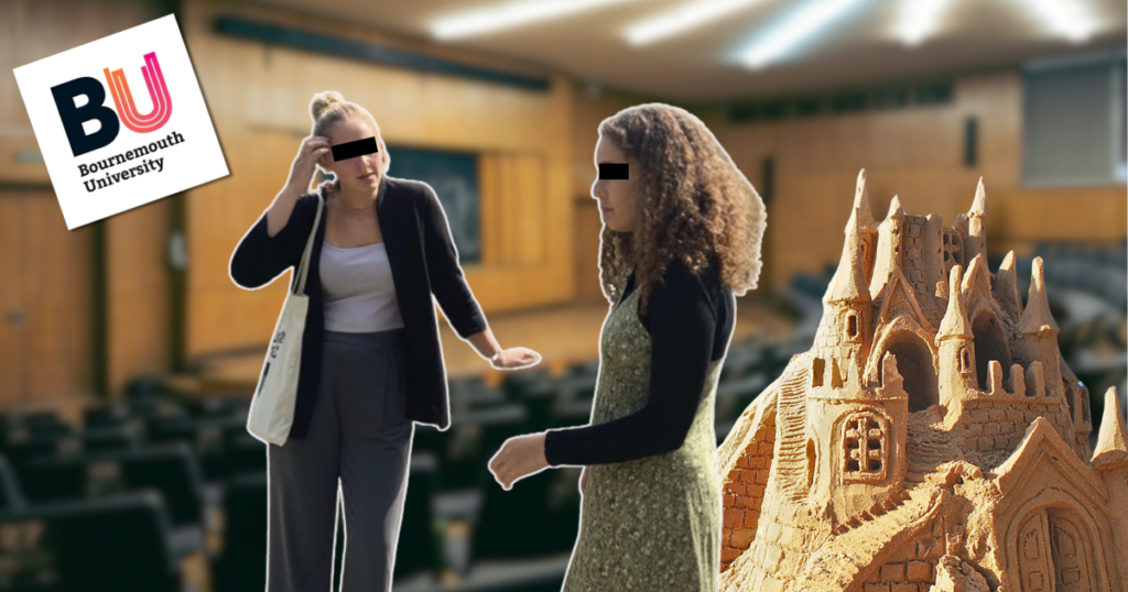 Bournemouth University to fine students for leaving sand in lectures