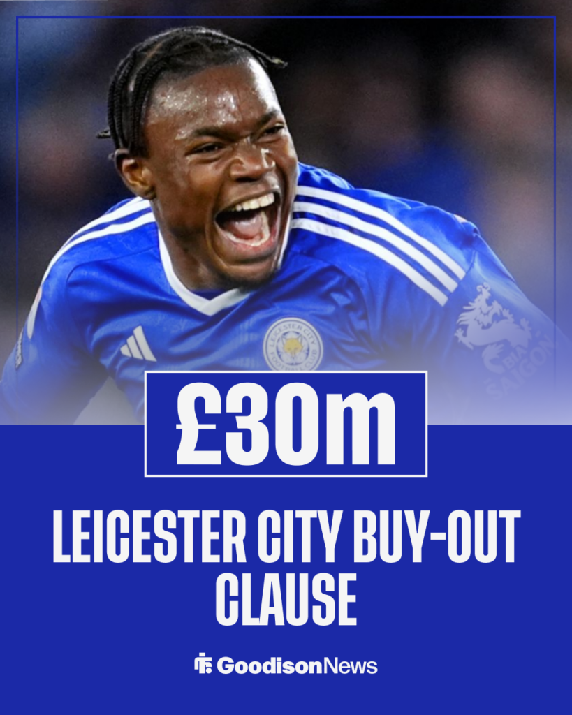 Everton Abdul Fatawu Leicester City buy-out clause