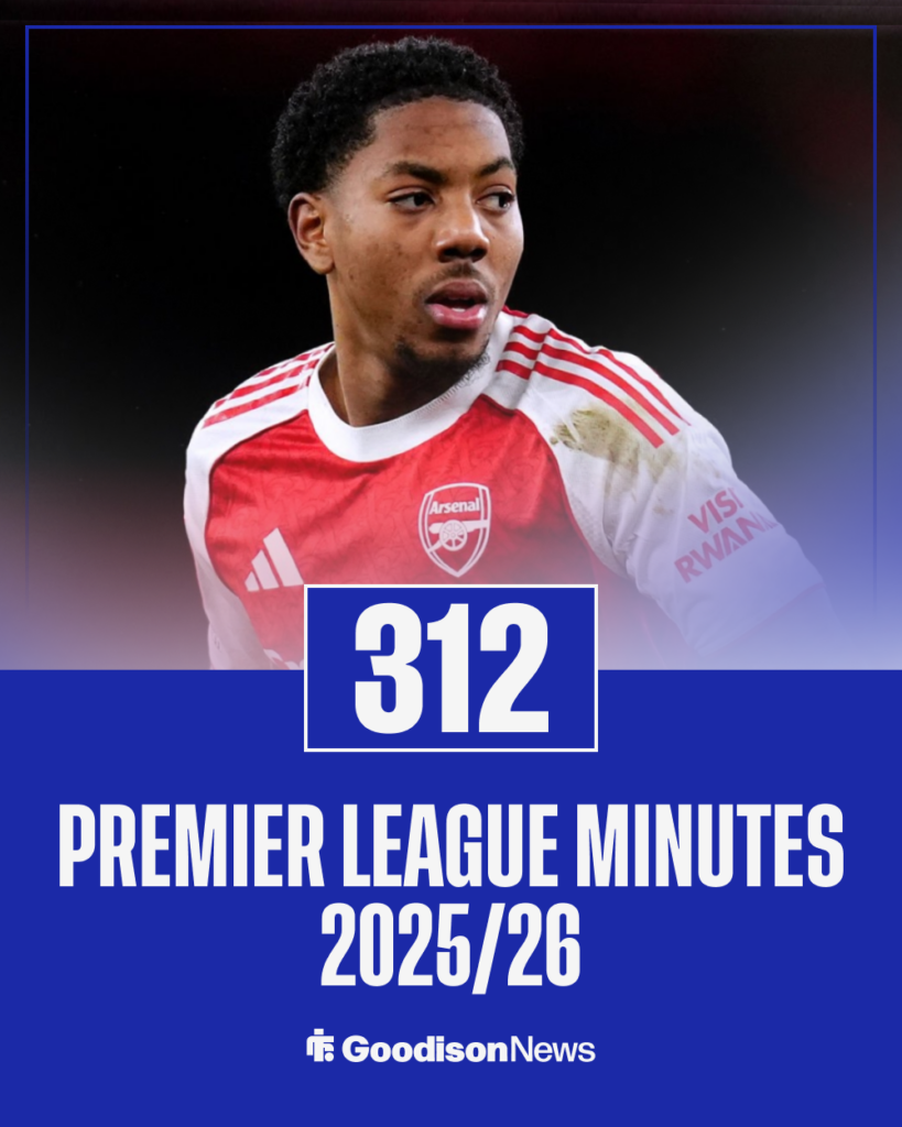 Everton Myles Lewis-Skelly Arsenal stats