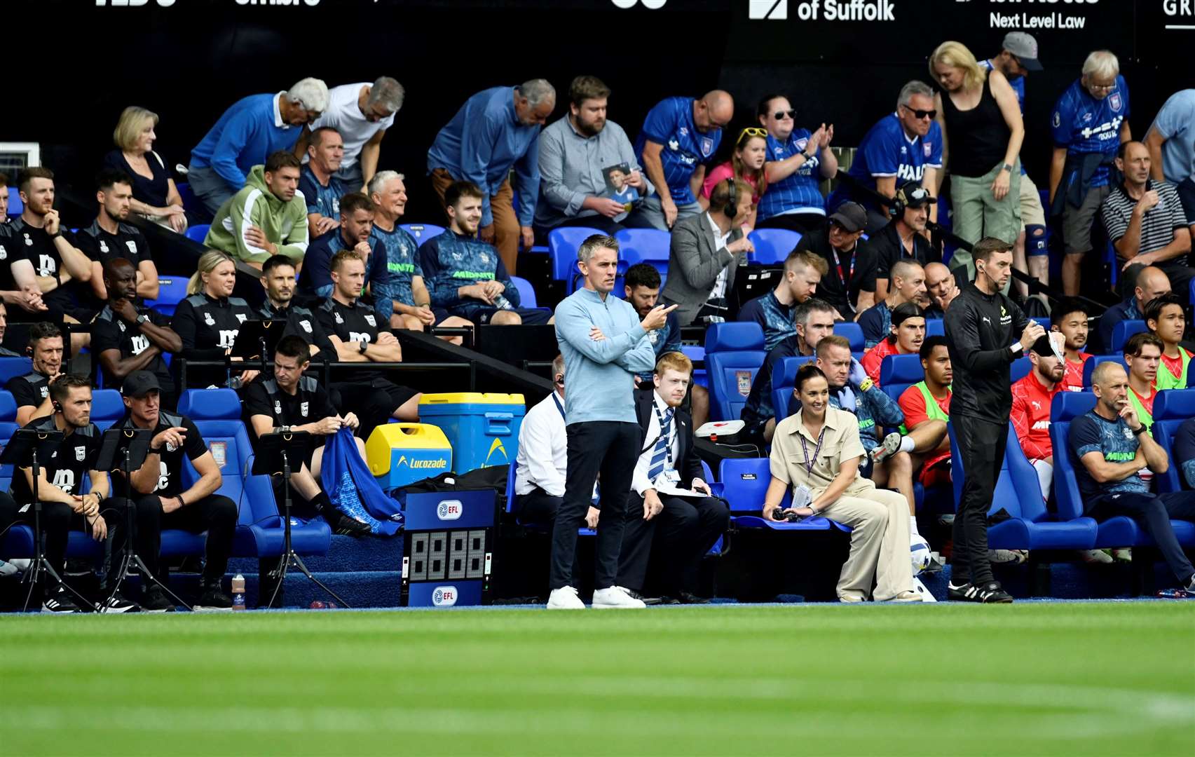Ipswich Town manager Kieran McKenna. Picture: Barry Goodwin