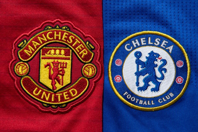 Chelsea and Manchester United Club Crests