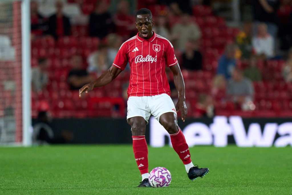 Willy Boly in action for Nottingham Forest vs Al Qadsiah