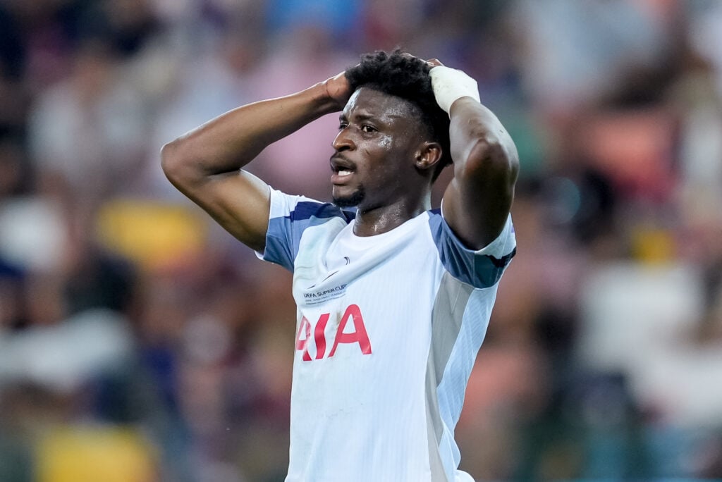Mohammed Kudus during Paris Saint Germain FC v Tottenham Hotspur FC - UEFA Sper Cup Final 2025