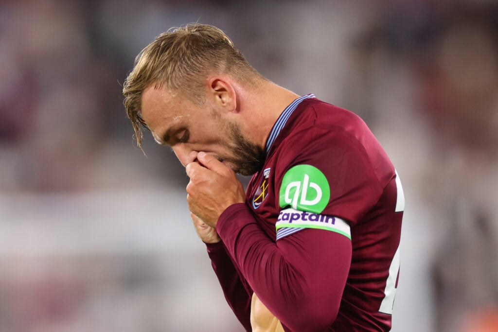 Jarrod Bowen during West Ham United v Chelsea - Premier League