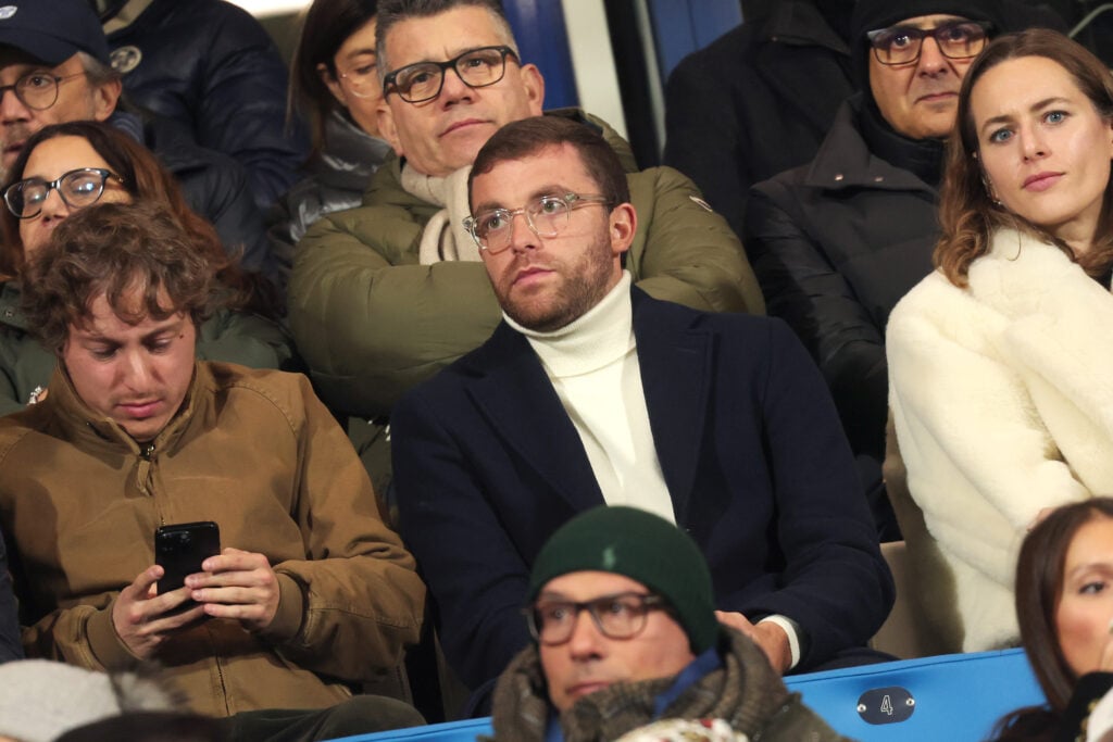Fabrizio Romano attends the match