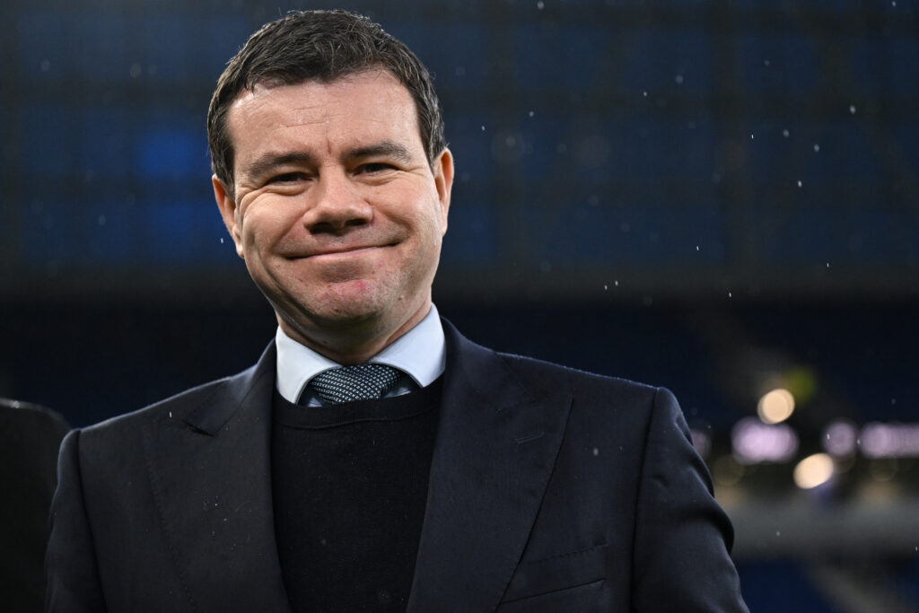 Newcastle United sporting director Ross Wilson during the Premier League match against Everton.