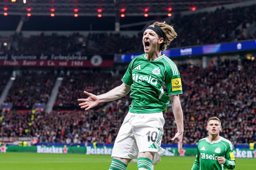 Anthony Gordon for Newcastle in Champions League