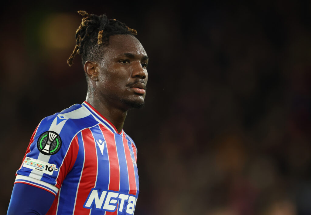 Christantus Uche in action for Crystal Palace