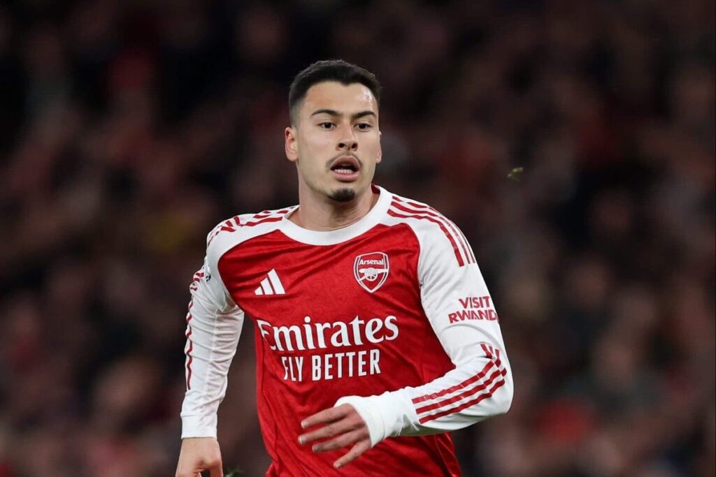 Arsenal’s Gabriel Martinelli not expected to face FA sanction for pushing referee Sam Barrott