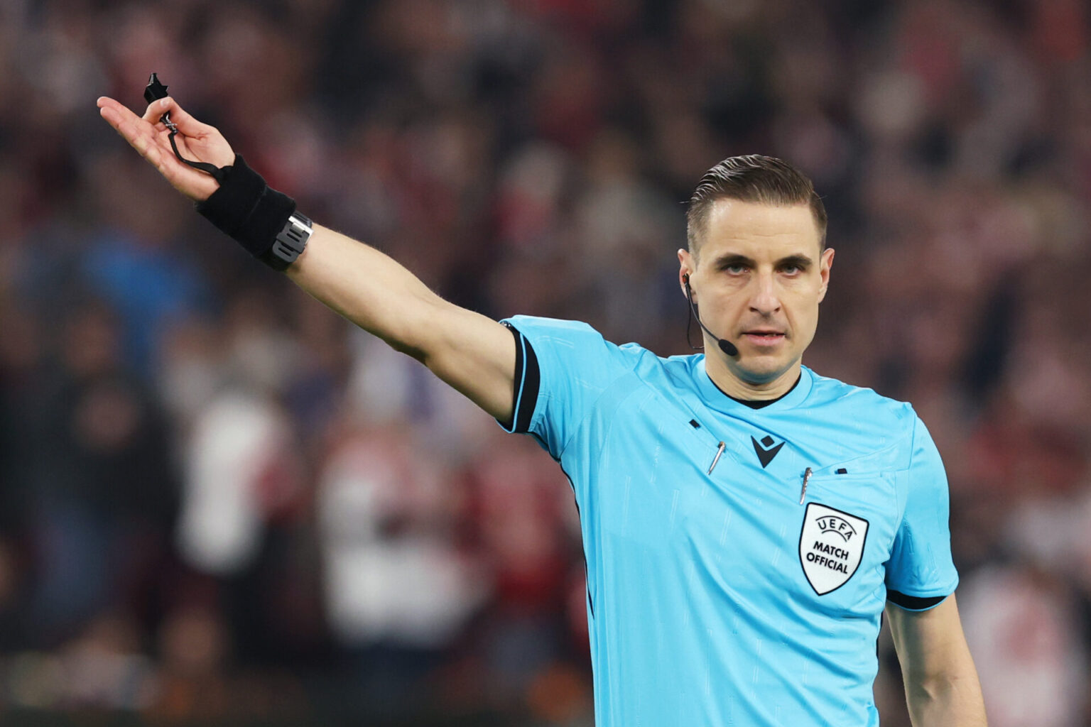Who is Donatas Rumsas? UEFA announce Lithuanian will referee Crystal Palace vs Fiorentina