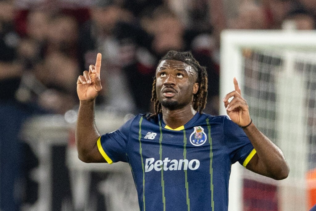 Terem Moffi of FC Porto celebrates after scoring a goal