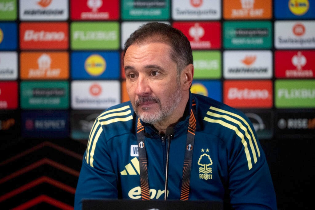 Nottingham Forest manager Vitor Pereira.