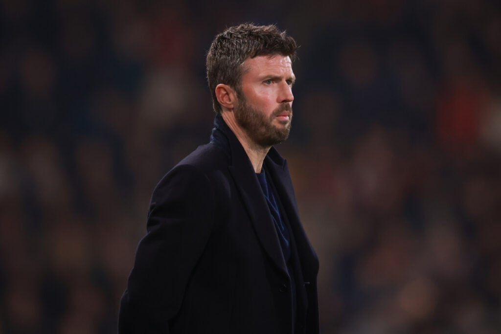 Michael Carrick watching Man Utd against Bournemouth