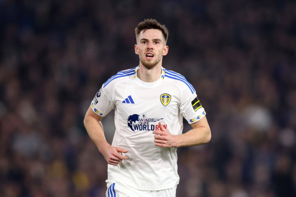 Leeds midfielder Anton Stach