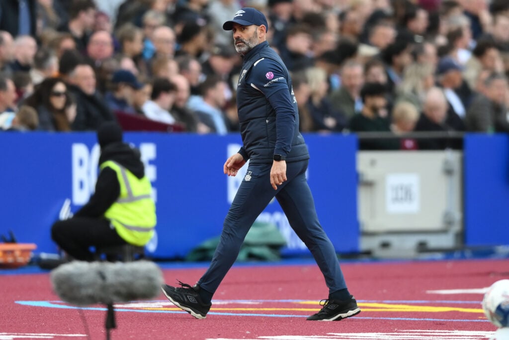 Paco Jemez during West Ham's FA Cup quarter-final against Leeds.