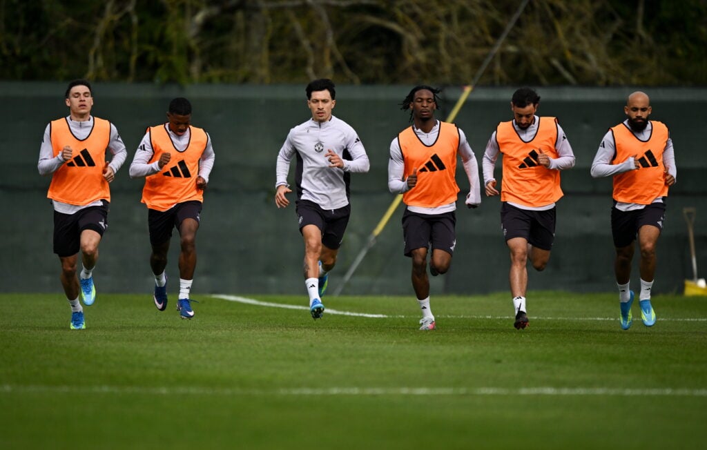 Manchester United training at Carton House