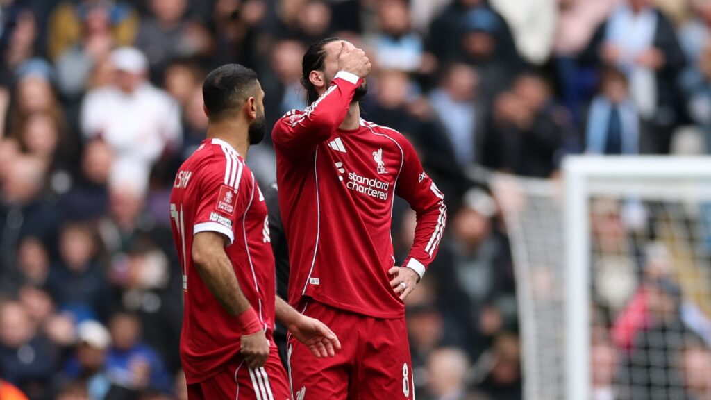 Dominik Szoboszlai involved in heated confrontation with Liverpool fans after humiliating Manchester City defeat