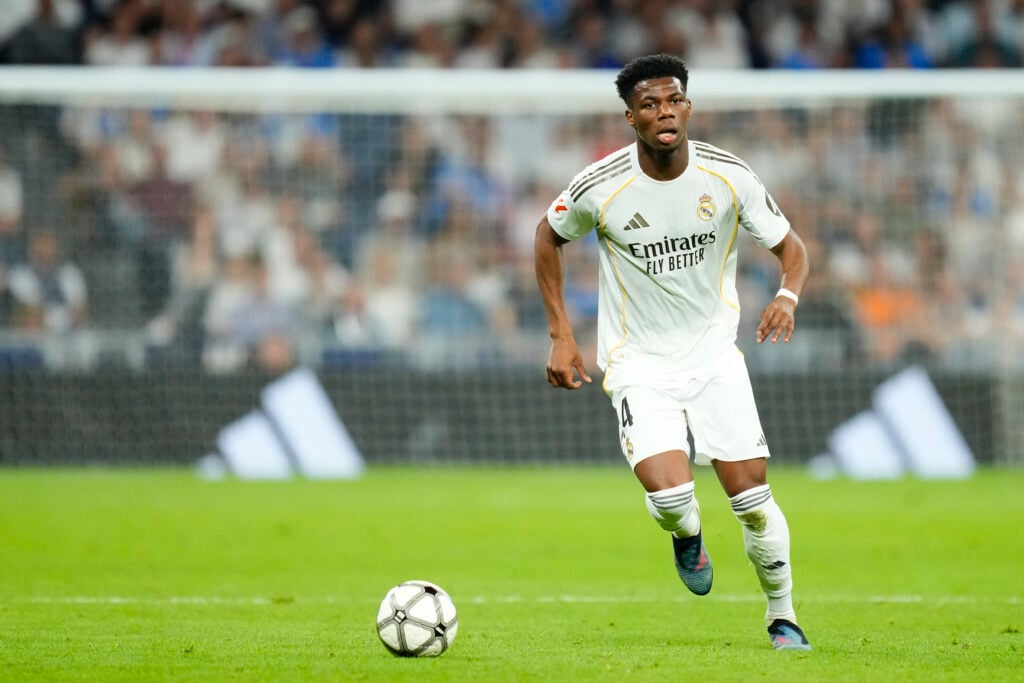Aurelien Tchouameni playing against Getafe