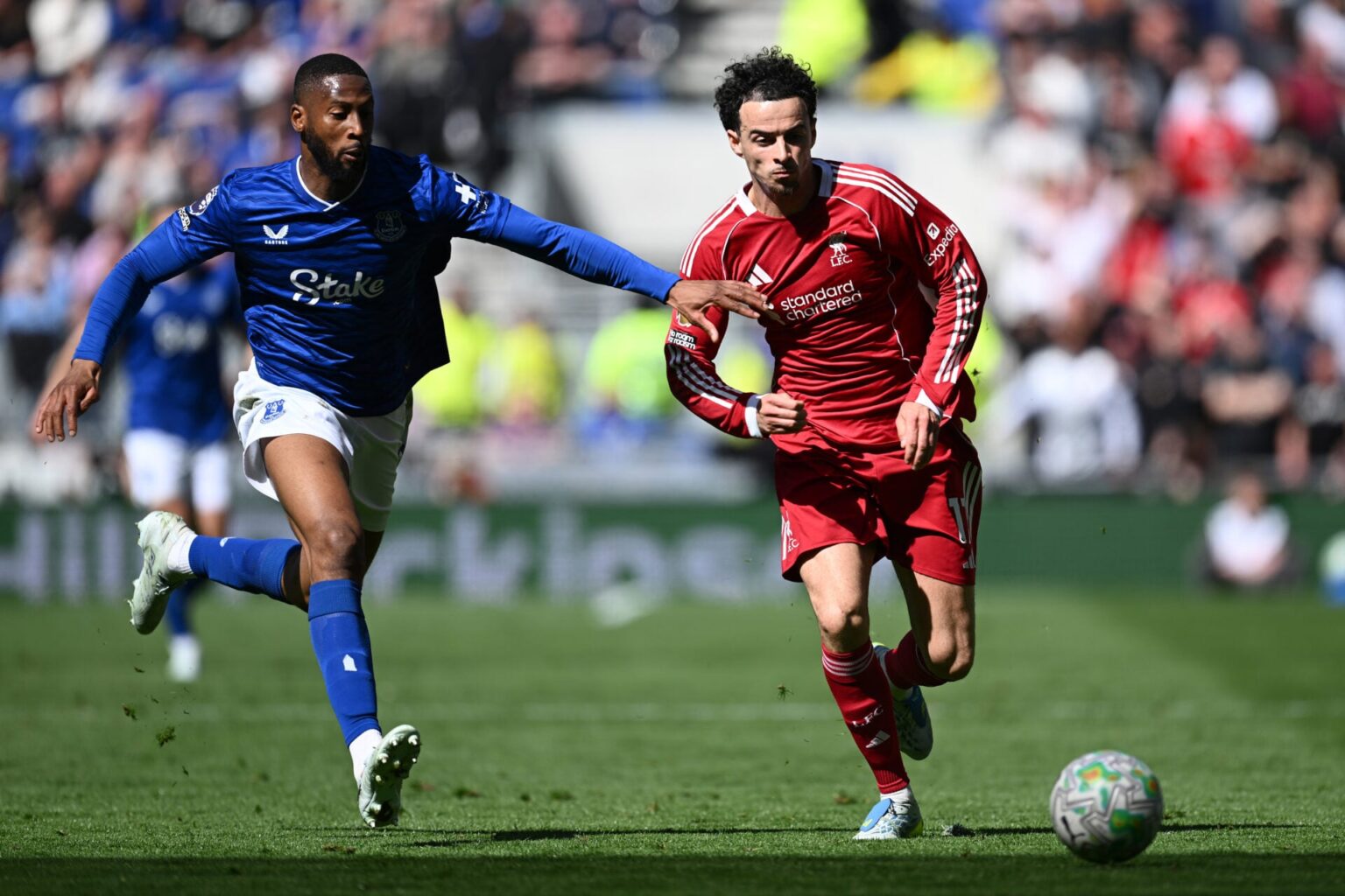 Curtis Jones' touching message to Freddie Woodman after appearance vs Everton