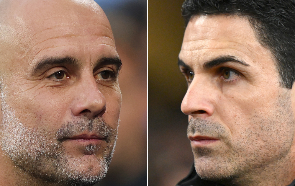 Pep Guardiola &amp; Mikel Arteta face off