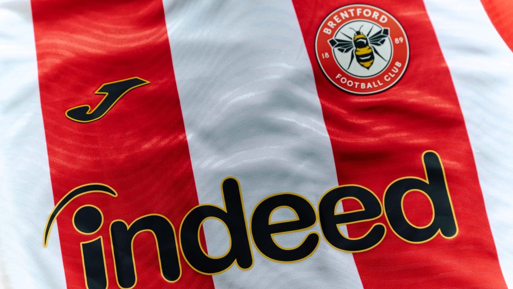 Brentford recruit Indeed as new front-of-shirt partner