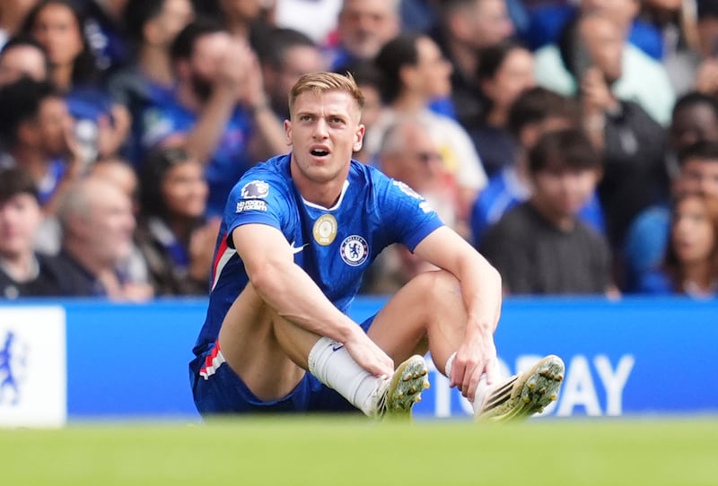 Liam Delap is set for another spell out for Chelsea after injuring his shoulder against Bournemouth