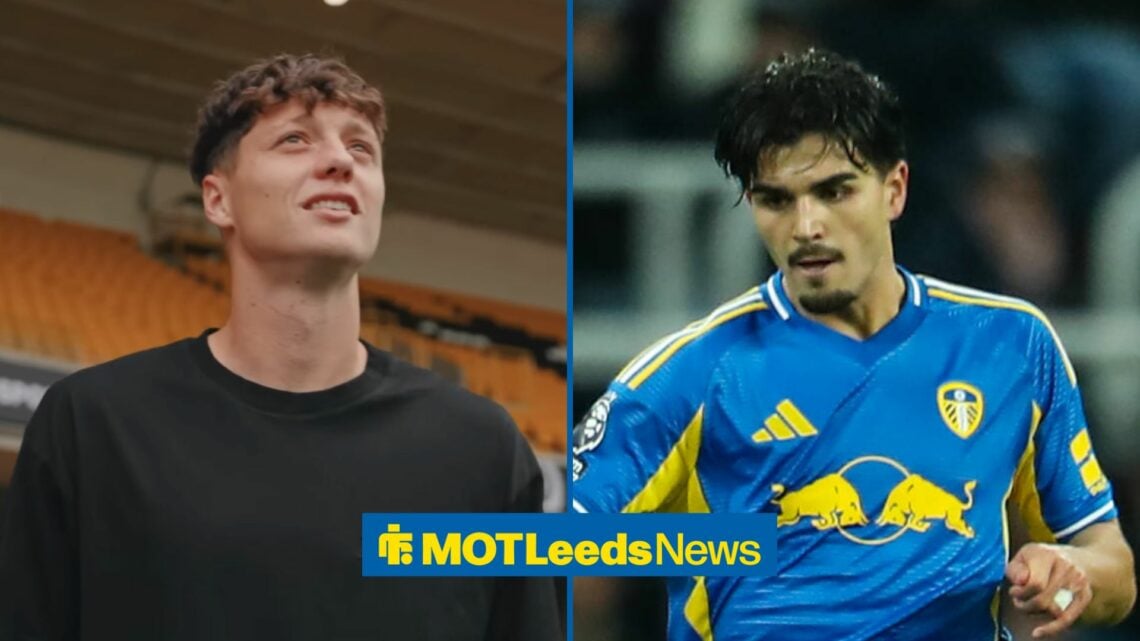 Ladislav Krejci on signing day for Wolves, Pascal Struijk Of Leeds United during the Newcastle United Premier League match.