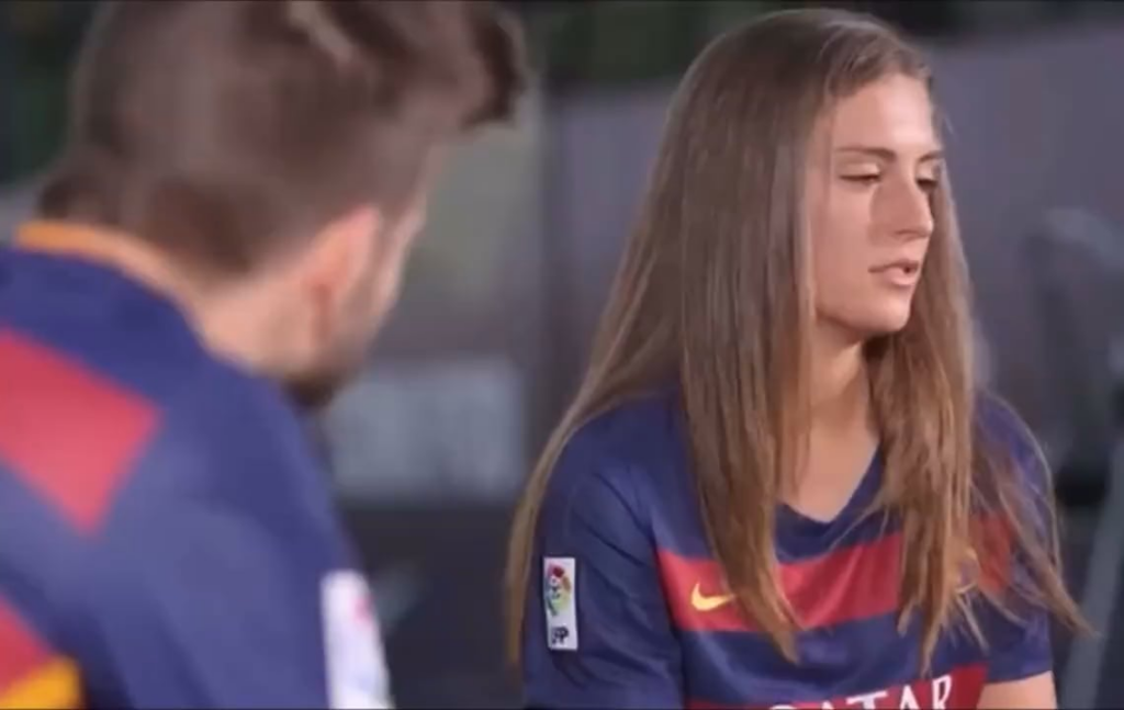 Alexia Putellas and Gerard Piqué years ago:

"I'm totally anonymous on the street, there have been isolated cases,  where a fan or even someone from Barça... who go: 'Dude, it's Alexia,' but not even close to what they go through"

60 thousand people chanted her name on Thursday.