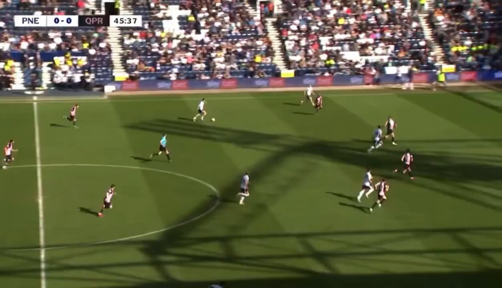 Preston [1] - 0 QPR - Potts 45' (Alfie Devine assist)