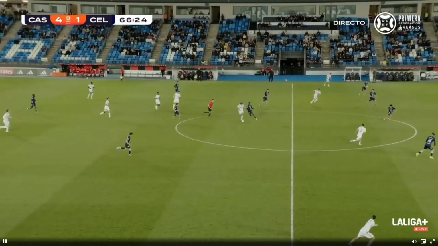 Real Madrid Castilla [5]-1 RC Celta Fortuna - Jacobo Ortega 67'