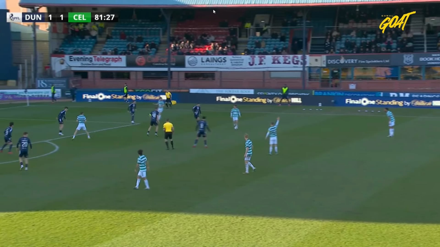 Dundee FC 1 - [2] Celtic | K. Iheanacho 82'