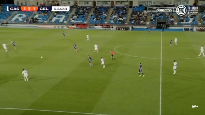 Real Madrid Castilla [2]-1 RC Celta Fortuna - Liberto Navascués 45'