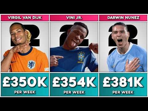 Every 2026 FIFA World Cup Qualified Nations Highest-Paid Players