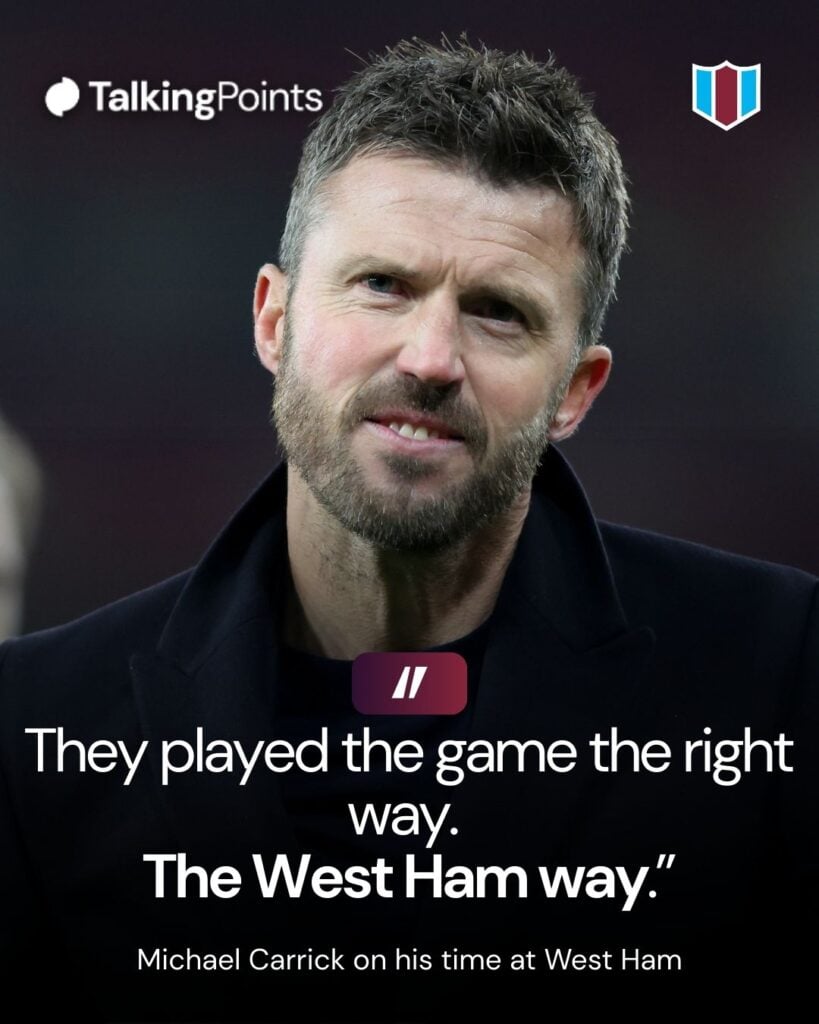 Michael Carrick, Manager of Manchester United celebrates after winning the Premier League match between Arsenal and Manchester United at Emirates Stadium on January 25, 2026 in London, England.