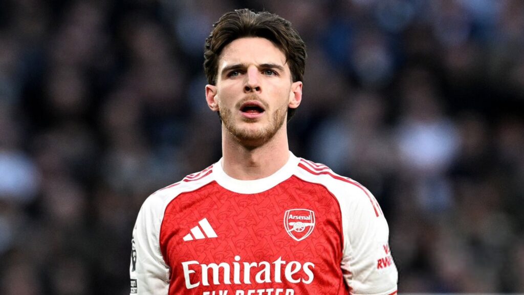 Arsenal midfielder Declan Rice