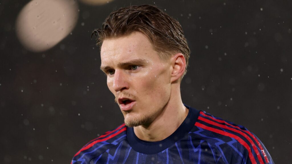 Arsenal captain Martin Odegaard