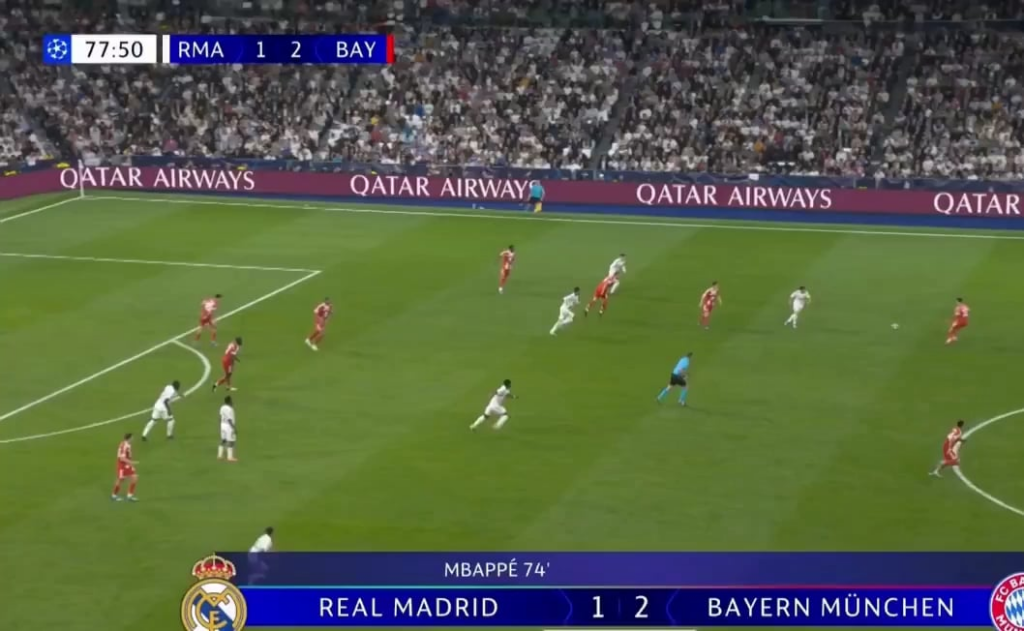 Nice track back by Mbappe here, need this passion.