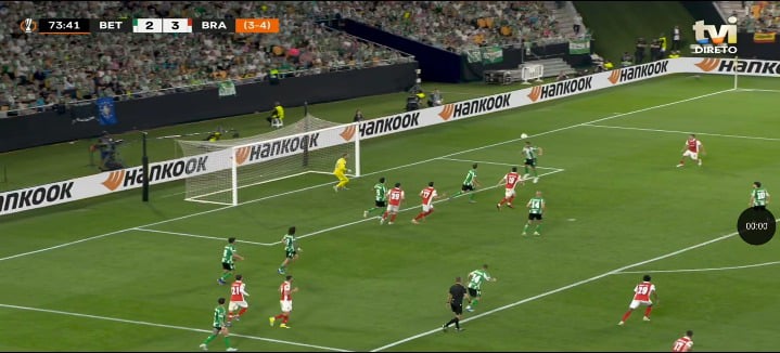 Real Betis 2- SC Braga (4) Gorby (74)