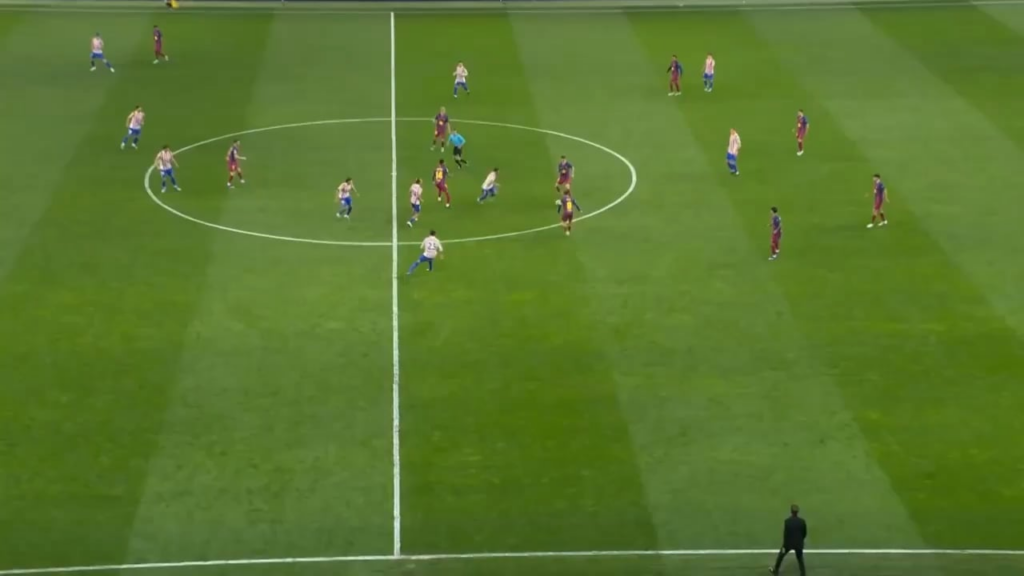 Pedri gifted Atletico three counters yesterday one of them resulted in a red.