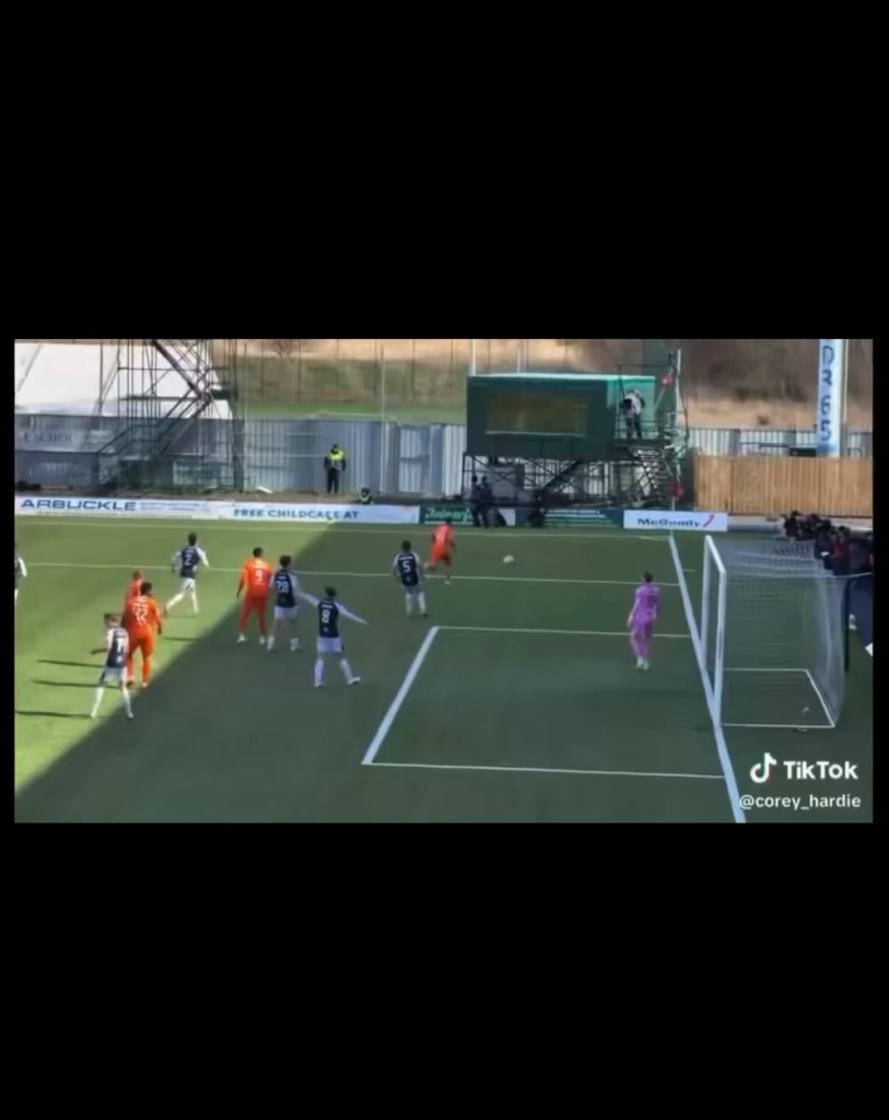 Play to the whistle, the ball wasn’t out. Happy Monday.