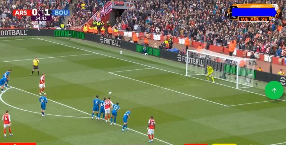 Arsenal [1]-1 Bournemouth -  V. Gyökeres  35'