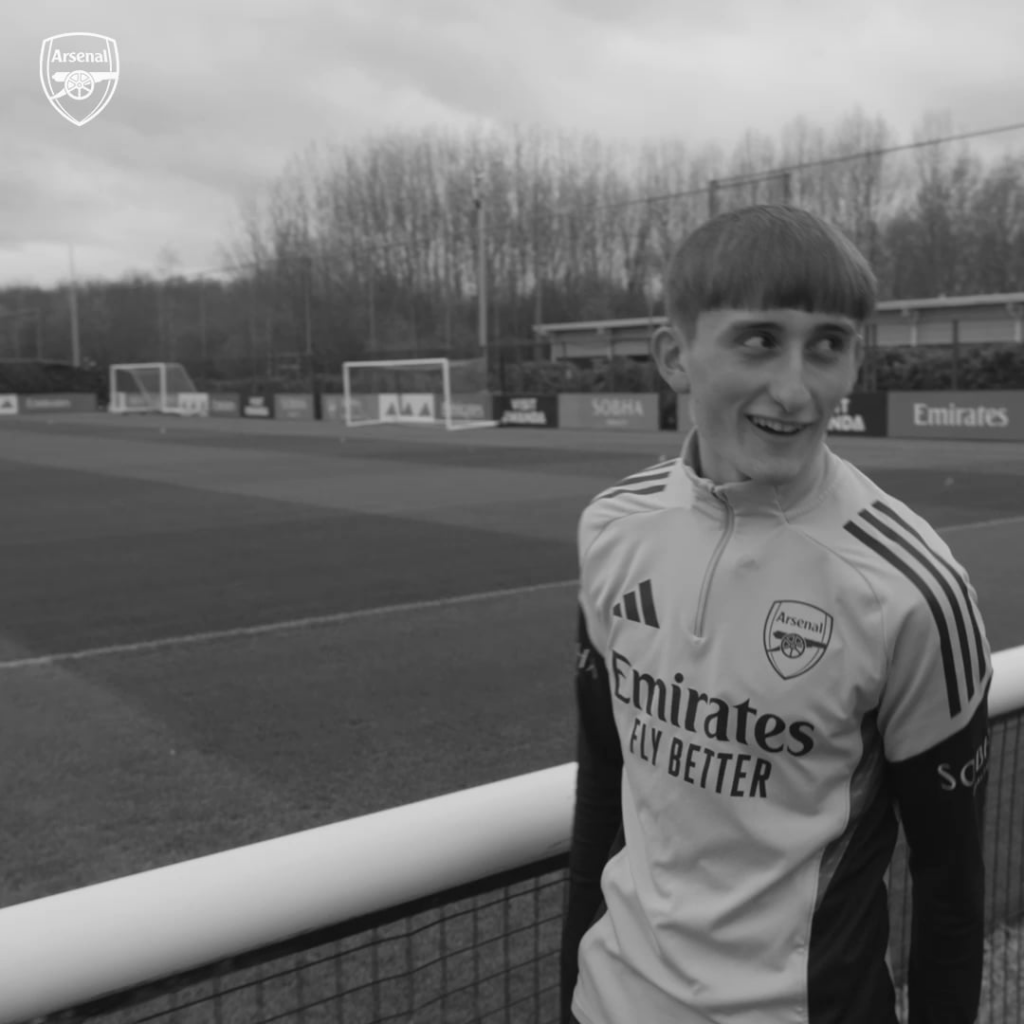 Arsenal In The Community’s Hayden was surprised with the experience of a lifetime at Sobha Realty Training Centre ❤️