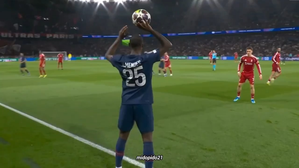 3 Throws-ins by Nuno Mendes that exposed our shape…