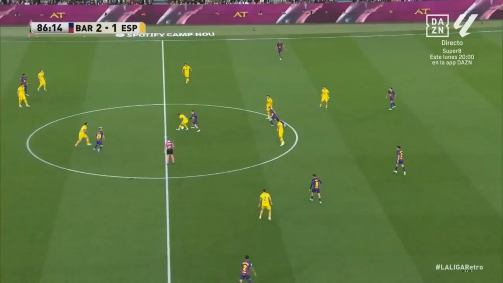 Lamine Yamal trivela goal in derby. Lamine Yamal trivela goal in derby.