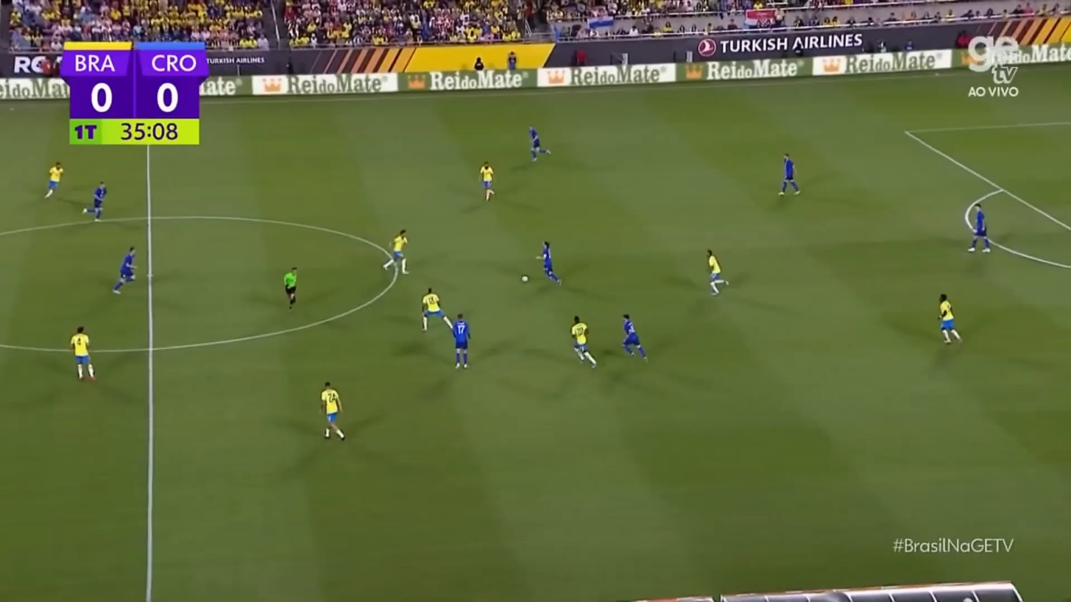 João Pedro big chance miss vs Croatia