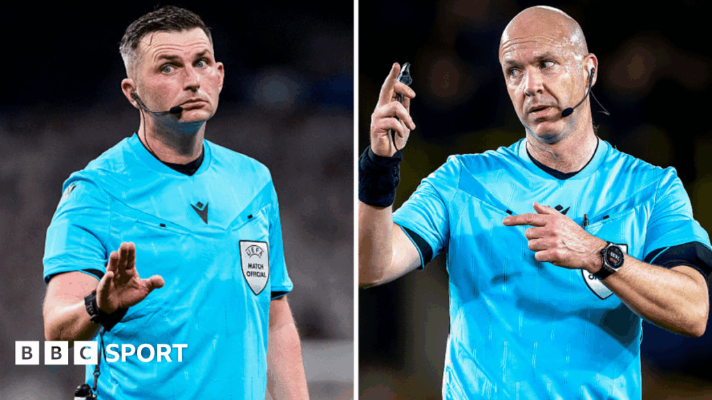 2026 World Cup: Michael Oliver and Anthony Taylor named as referees