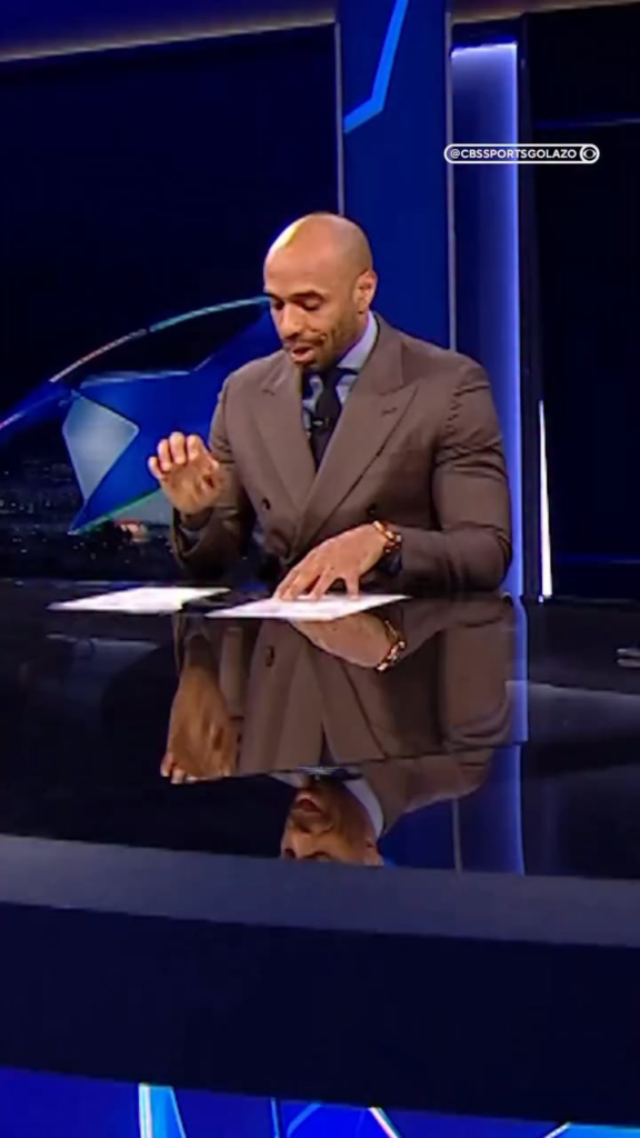 Thierry Henry on Arsenal @ Manchester City