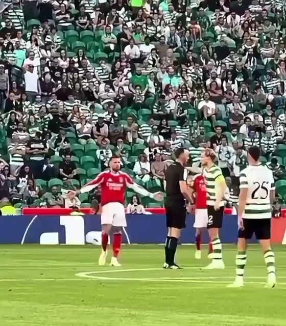 O Aursnes a gozar com o Hjulmand