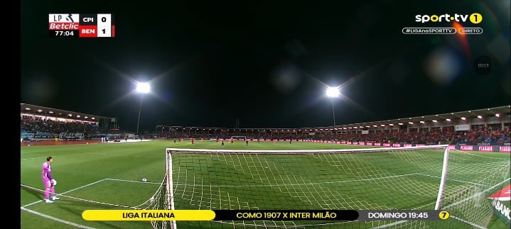 Casa Pia (1) - Benfica 1 Rafael Brito (78)