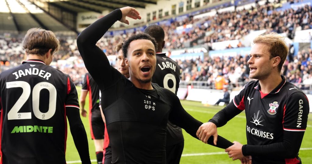 Southampton continue winning run as Cameron Archer earns late win at Swansea – The Irish News